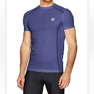NWT Canari Sport Tech Twilight Blue Mens Size XL Cycling Riding Tee Jersey